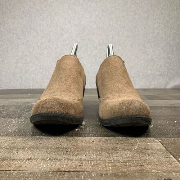 Korks by Kork Ease Women’s Size 8.5 Suede Ankle Booties Tan Slip On Block Heel - Picture 2 of 11